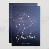 Constellation Star Tischnummer Ophiuchus (Vorne/Hinten)