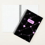 Constellation Starry Night Spiral Notebook Notizblock (Innen)