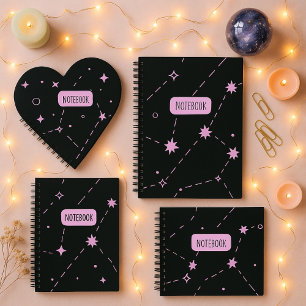 Constellation Starry Night Spiral Notebook Notizblock
