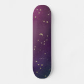 Constellation Stars Galaxy Skate Deck Skateboard (Vorderseite)