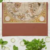 Constellation Stars Southern Sky Vintag Astronomie Geschirrtuch (Gefaltet)