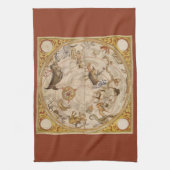 Constellation Stars Southern Sky Vintag Astronomie Geschirrtuch (Vertikal)