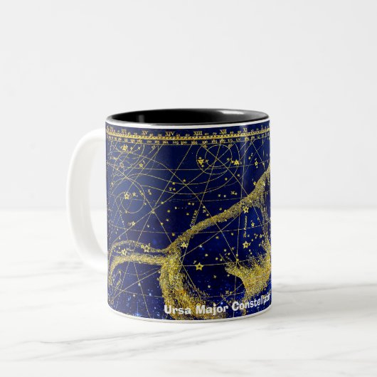 Constellation Ursa Major Zweifarbige Tasse (Vorderseite Links)