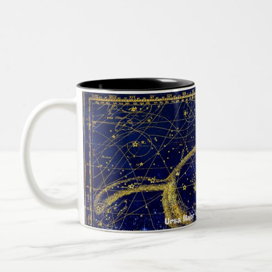 Constellation Ursa Major Zweifarbige Tasse (Links)