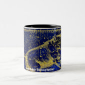 Constellation Ursa Major Zweifarbige Tasse (Mittel)