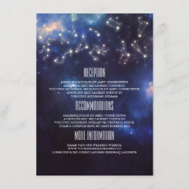 Constellation Wedding Information Guest Begleitkarte