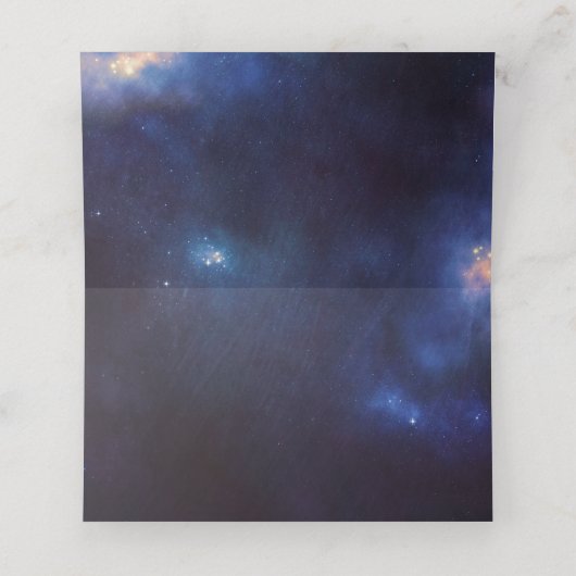 Constellation Wedding Platzkarte (Innenseite Aufgefaltet)