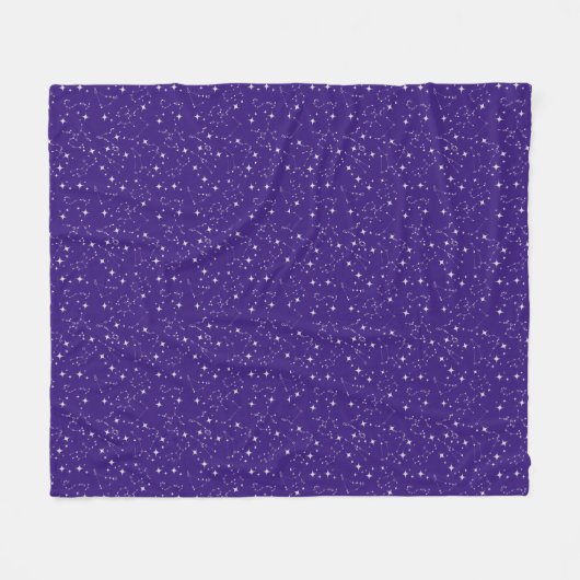 Constellations Fleece Blanket (Vorderseite (Horizontal))