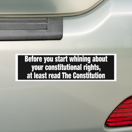 constitutionalrights autoaufkleber (Auf Auto)