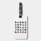 Construction and DIY Home Improvement Icons Gepäckanhänger (Rückseite vertikal)