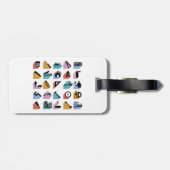 Construction and DIY Home Improvement Icons Gepäckanhänger (Rückseite horizontal)