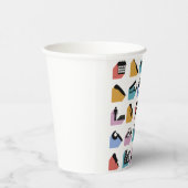 Construction and DIY Home Improvement Icons Pappbecher (Rechts)