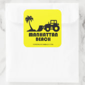 Construction Beach Aufkleber (Tasche)