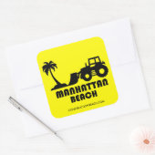 Construction Beach Aufkleber (Umschlag)