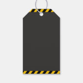 Construction Birthday 4th | Dump Truck Excavator Geschenkanhänger (Rückseite)