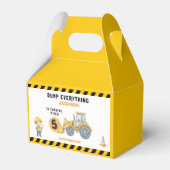 Construction Birthday 5 Boy  | Dump Truck Party  Geschenkschachtel (Vorderseite)