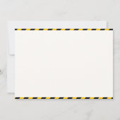 Construction Birthday 5 with Photo | Dump Truck Einladung (Rückseite)