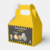 Construction Birthday 5th For boys | Truck Party  Geschenkschachtel (Vorderseite)