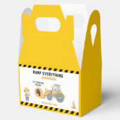 Construction Birthday Boy 4th | Dump Truck Party Geschenkschachtel (Geöffnet)