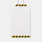 Construction Birthday Boy 5 | Dump Truck Geschenkanhänger (Rückseite)