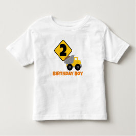 Construction Birthday Boy Kleinkind T-shirt