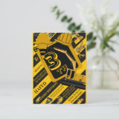 Construction Birthday Invitation, Editable Constru Postkarte (Stehend Vorderseite)