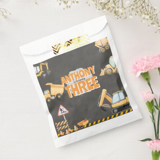 Construction Birthday Invitation Geschenktütchen (Versiegelt)
