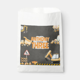 Construction Birthday Invitation Geschenktütchen