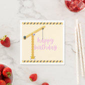 Construction Birthday Napkins Serviette (Beispiel)