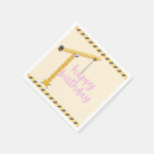 Construction Birthday Napkins Serviette (Ecke)