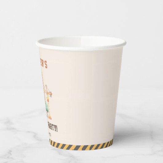 Construction Birthday Party Pappbecher (Links)