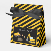 Construction Birthday Party Thank You Geschenkschachtel (Vorderseite)