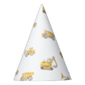 Construction Birthday Partyhütchen (Vorderseite)