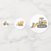 Construction Birthday Table Confetti |Party Decor Konfetti (Vorderseiten)