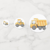 Construction Birthday Table Confetti |Party Decor Konfetti (Rückseiten)