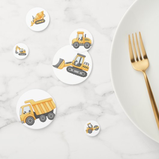Construction Birthday Table Confetti |Party Decor Konfetti (Gruppe)