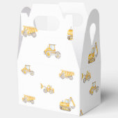 Construction Birthday Yellow Dump Trucks Birthday Geschenkschachtel (Offen)