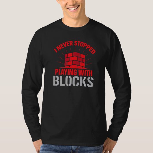 Construction Brickaying Job Profession Bricklayer T-Shirt (Vorderseite)