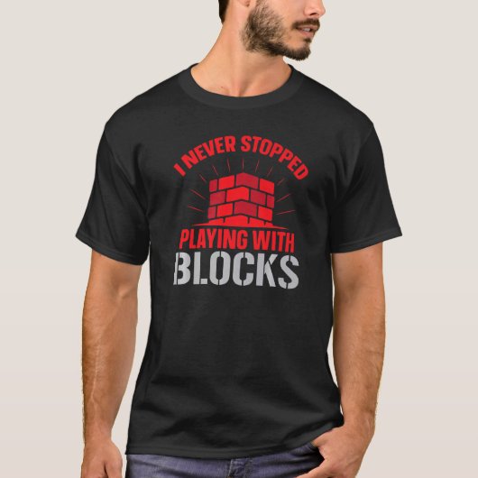 Construction Brickaying Job Profession Bricklayer T-Shirt (Vorderseite)