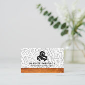 Construction Build | Contractor Tools Visitenkarte (Stehend Vorderseite)