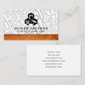 Construction Build | Contractor Tools Visitenkarte (Vorne/Hinten)