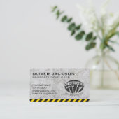 Construction | Builder | General Contractor Visitenkarte (Stehend Vorderseite)