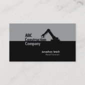 Construction Building Crane Business Card Visitenkarte (Vorderseite)