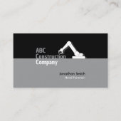 Construction Building Crane Business Card Visitenkarte (Vorderseite)