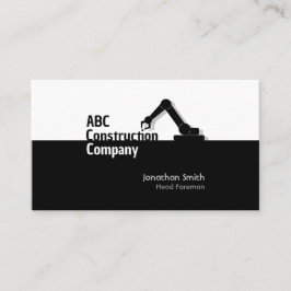 Construction Building Crane Business Card Visitenkarte