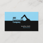 Construction Building Crane Business Card Visitenkarte (Vorderseite)