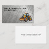 Construction Bulldozer | Visitenkarte (Vorne/Hinten)