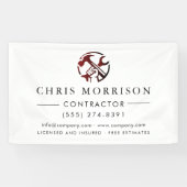 Construction Business Marketing Logo Banner (Horizontal)