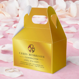 Construction Business Marketing Logo Geschenkschachtel