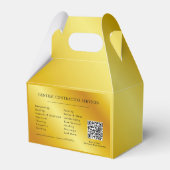 Construction Business Marketing Logo Geschenkschachtel (Rückseite)